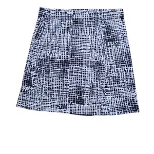 NIC + ZOE Black & White Patterned Knit Pencil Skirt – Size Large